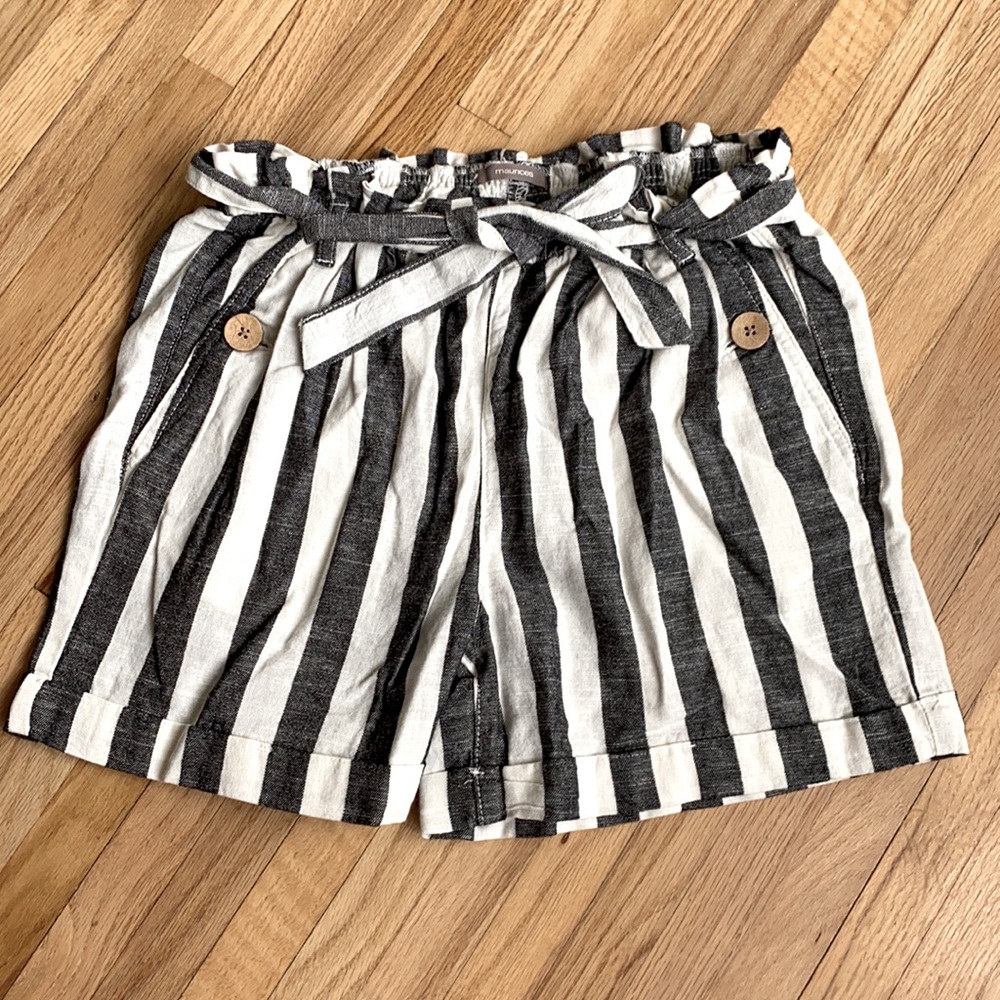Maurices striped shorts